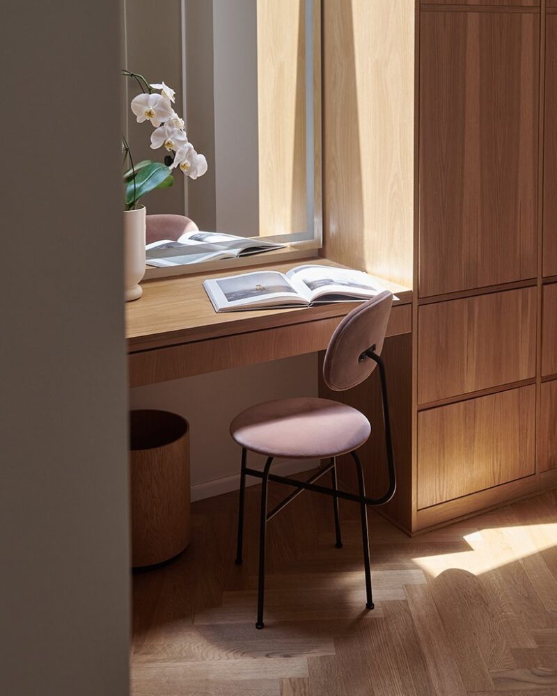 vanity space and natural light