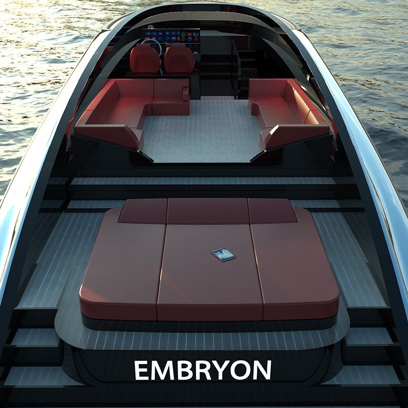 embryon is a 24-meter translucent yacht concept by pierpaolo lazzarini