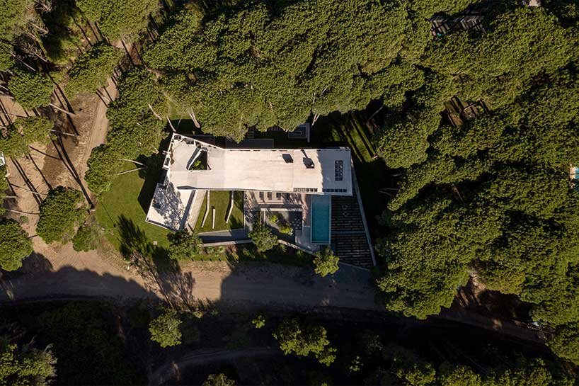 estudio galera builds concrete house in argentina by proposing but not imposing uses
