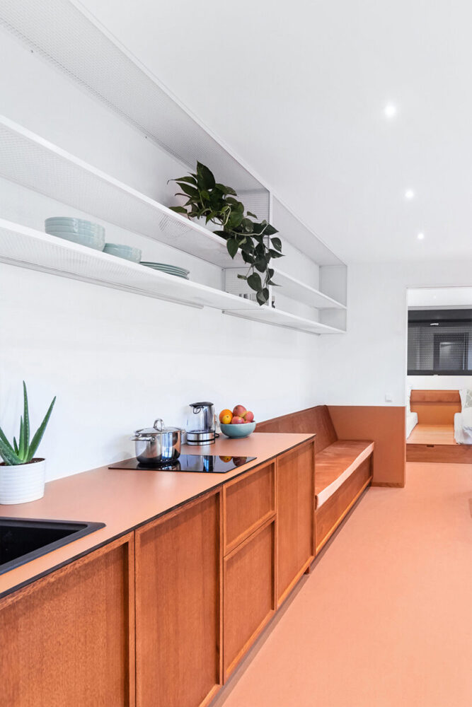 functional yet cozy kitchen 