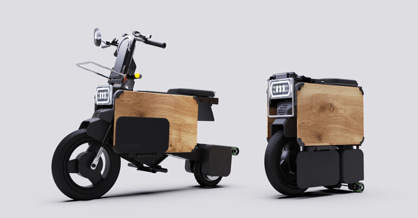 ICOMA's folding electric motorbike is so compact it even fits under a desk - 2