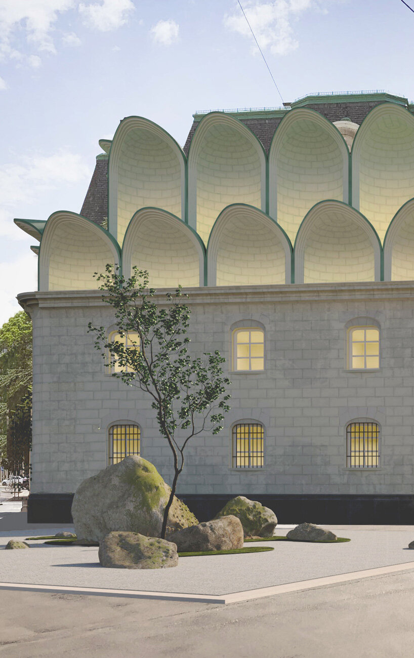 malka architecture french embassy extension in vienna