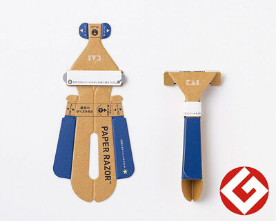world's first disposable paper razor by kai wins GOOD DESIGN award 2021