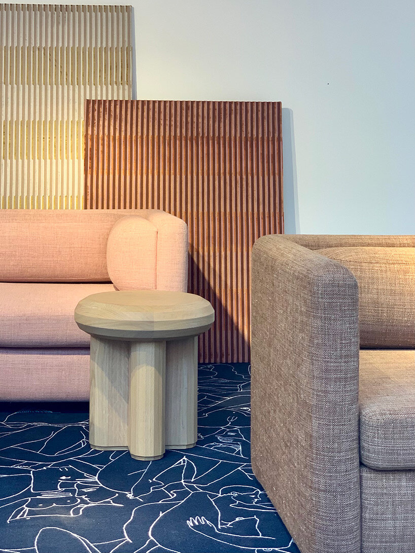 sam baron's majordome collection for pierre frey reinterprets a boudoir lounge