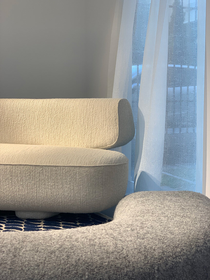 sam baron's majordome collection for pierre frey reinterprets a boudoir lounge