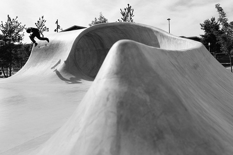 skate landscape aalto, nollie backside flip