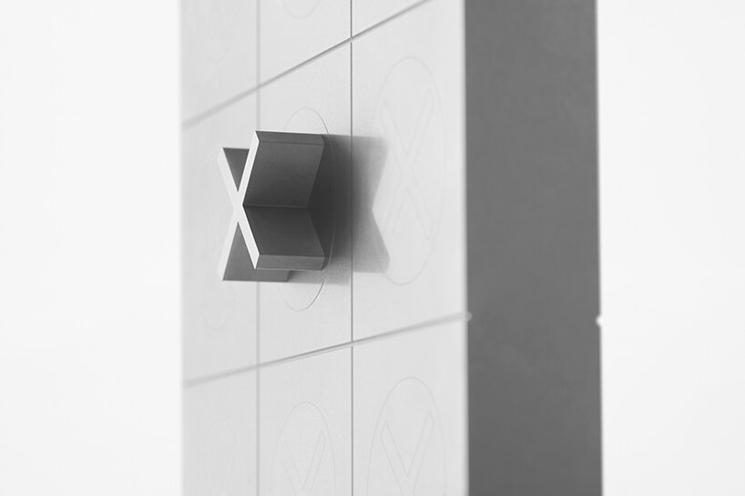 the seamless surface is transformed into an art piece