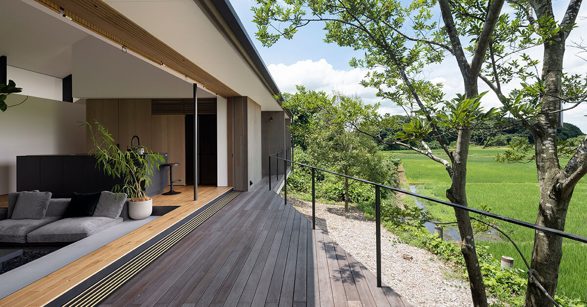 naoi architecture & design office builds villa tsukuba in japan