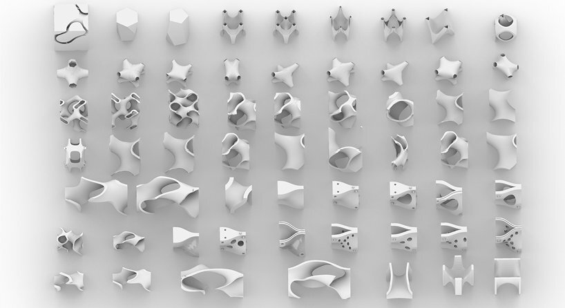 generation of numerous design alternatives based on the computational modeling of minimal surfaces