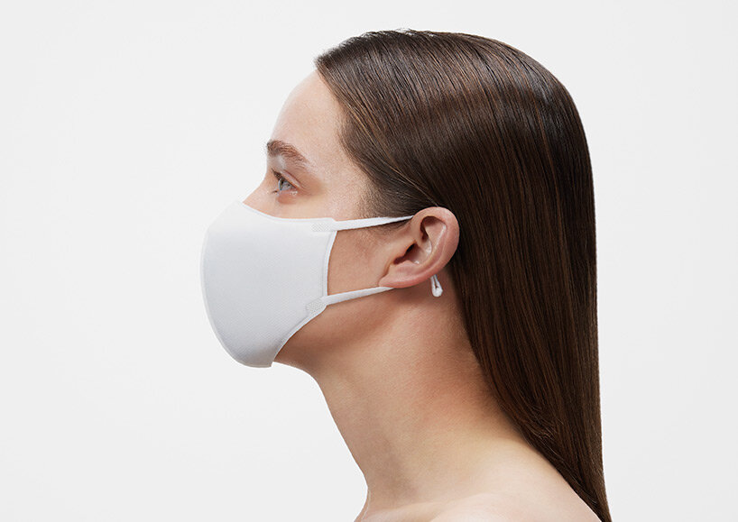 UNIQLO launches stitchless AIRism 3D face mask designed by tokujin yoshioka