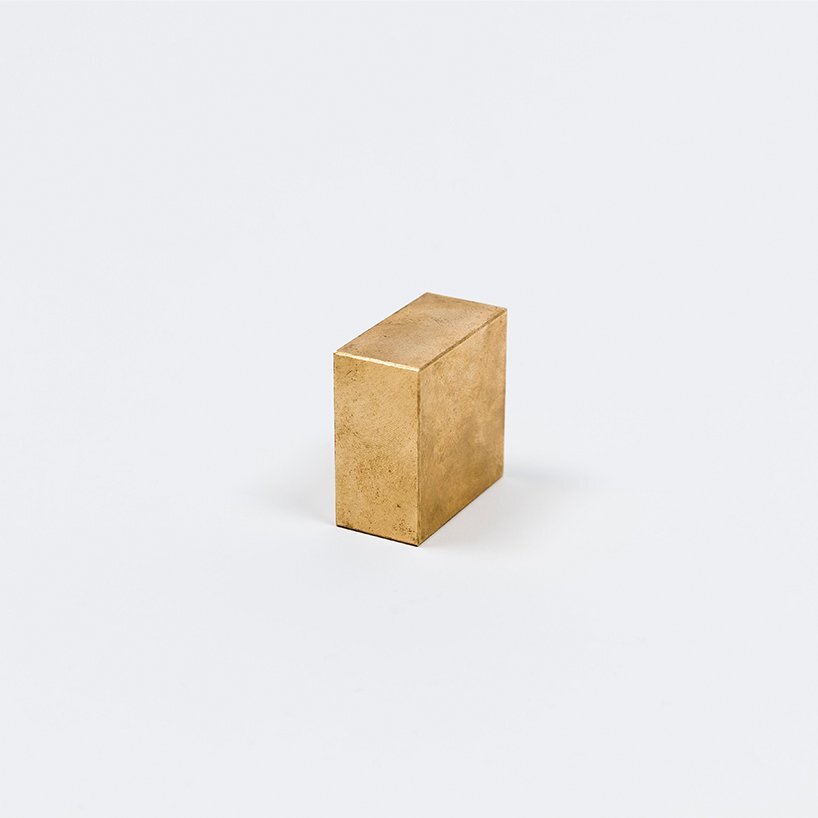 material block: brass