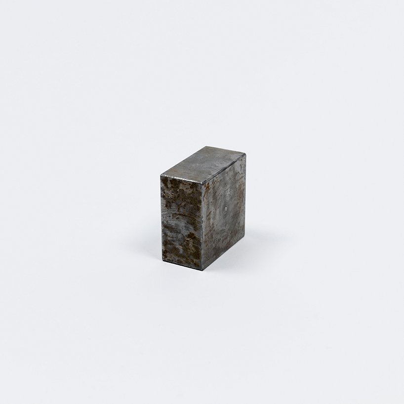 material block: steel