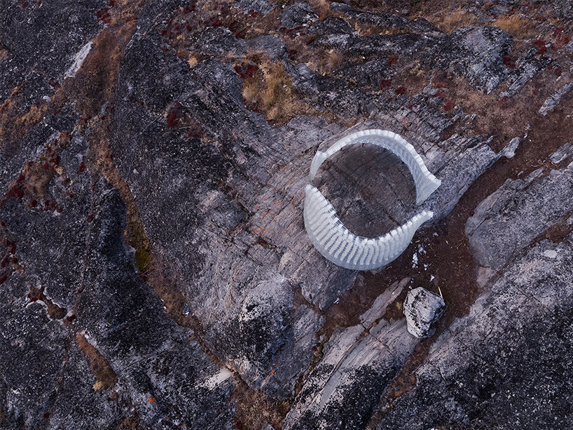 s anchored in the rocky terrain