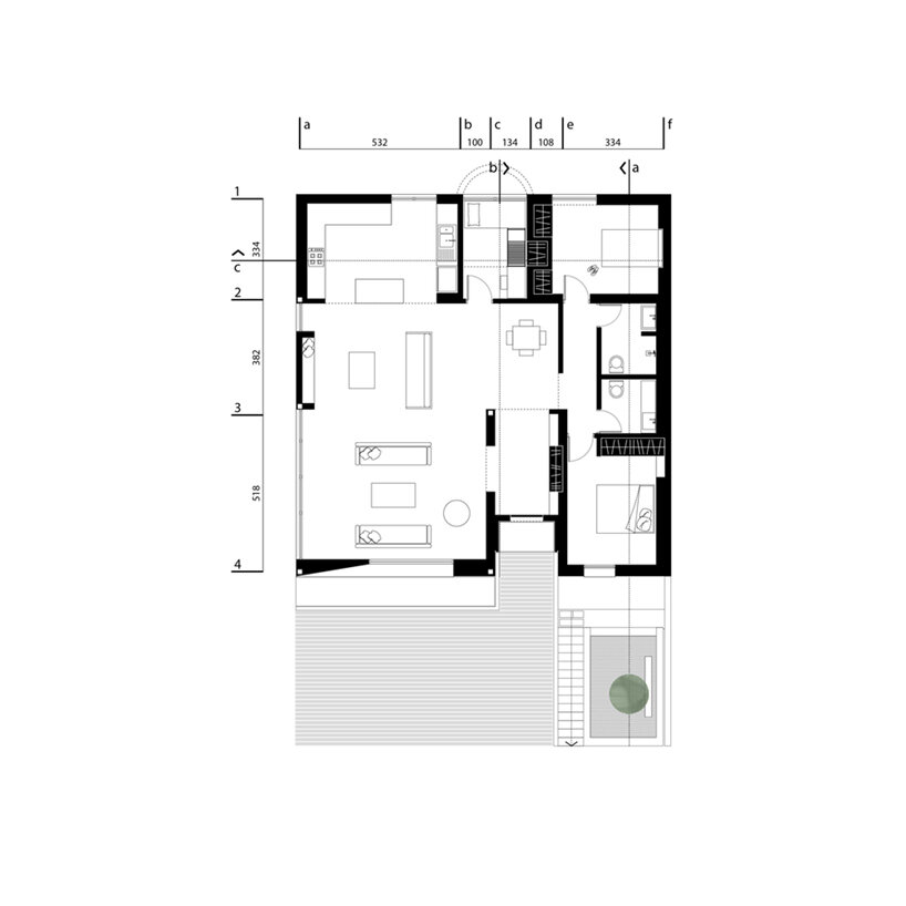 take a look into white on white studio's contemporary 'mint house' in iran