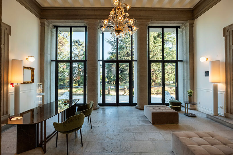 vic armchairs by patrick norguet in villa soligo- treviso, italy