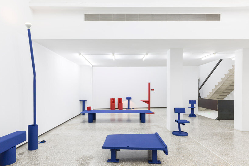 philippe malouin reconstructs steel scrap into hybrid objects at the breeder gallery in athens