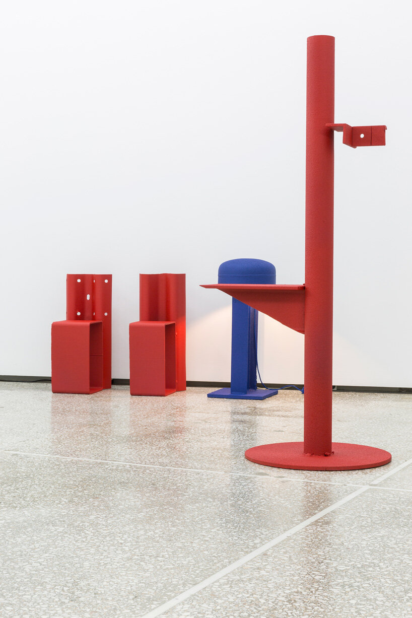 philippe malouin reconstructs steel scrap into hybrid objects at the breeder gallery in athens