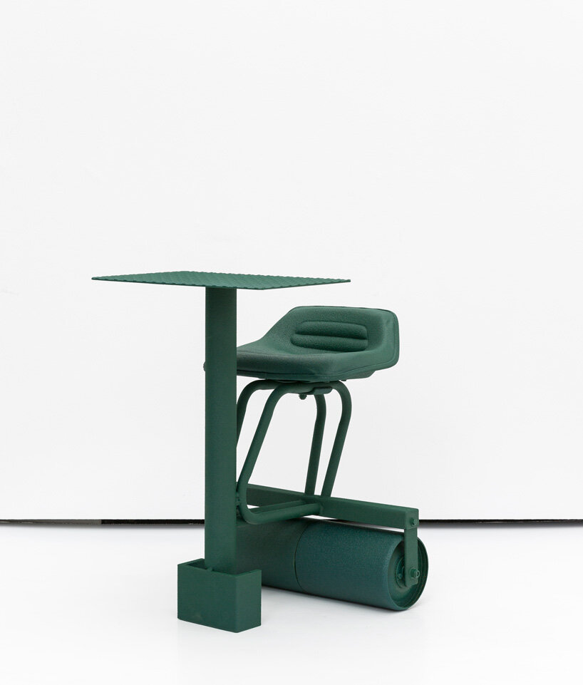 philippe malouin reconstructs steel scrap into hybrid objects at the breeder gallery in athens