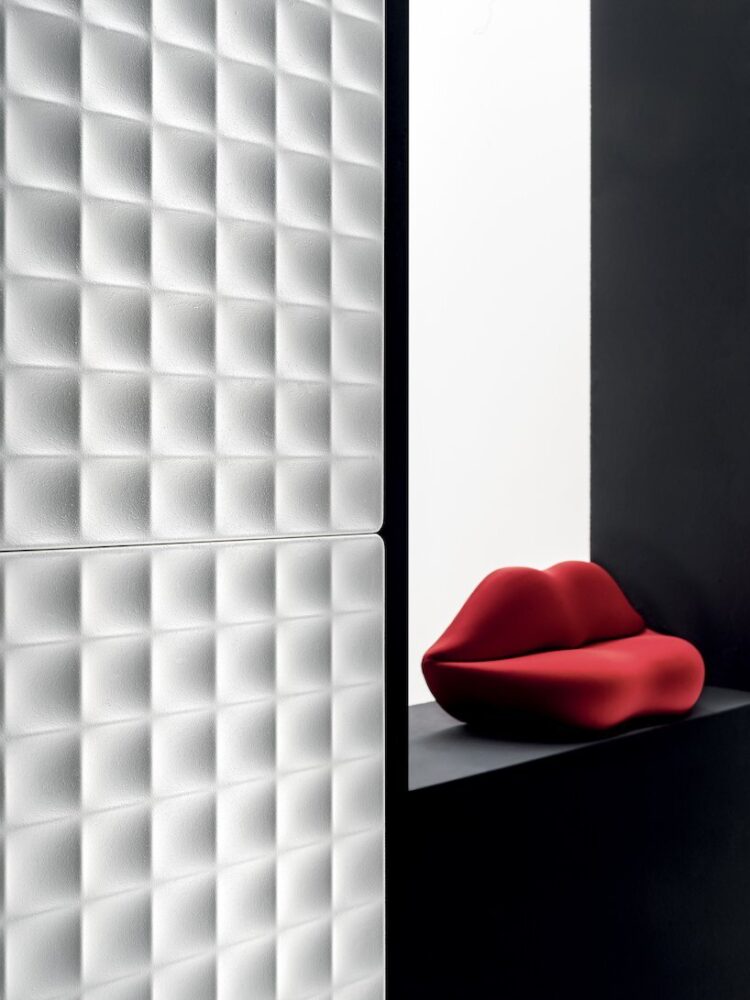 the heating body is proposed in eleven embossed powder coatings