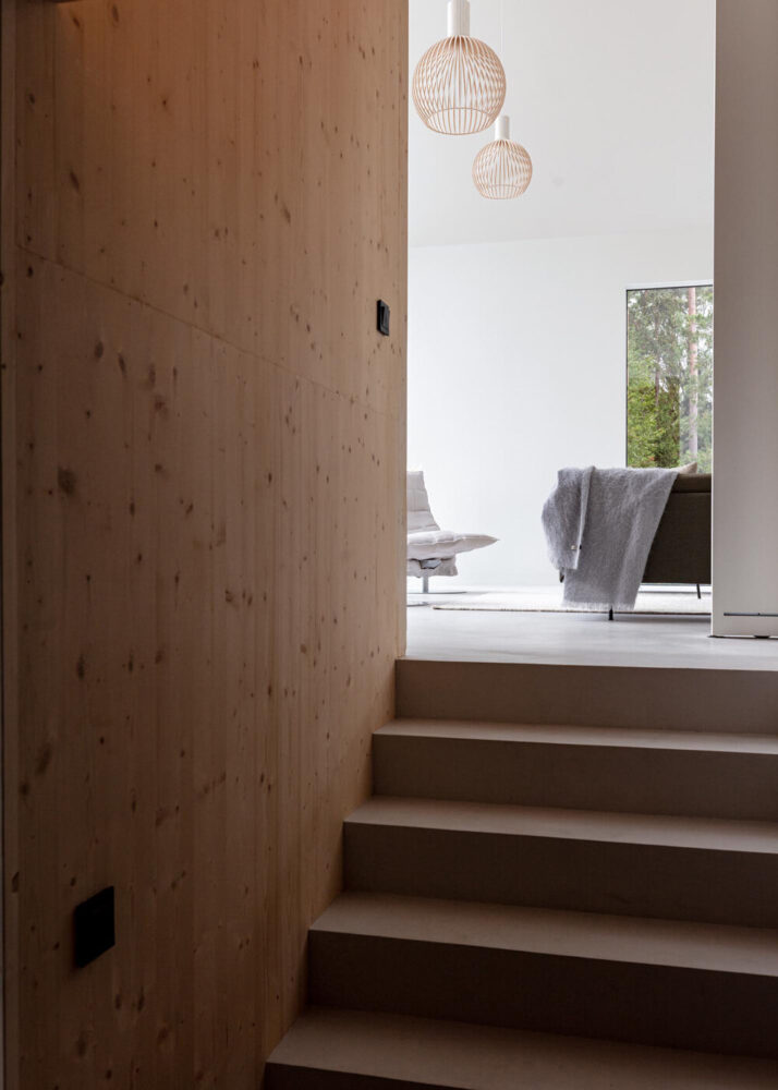 the warmth of the wood changes the atmosphere instantly