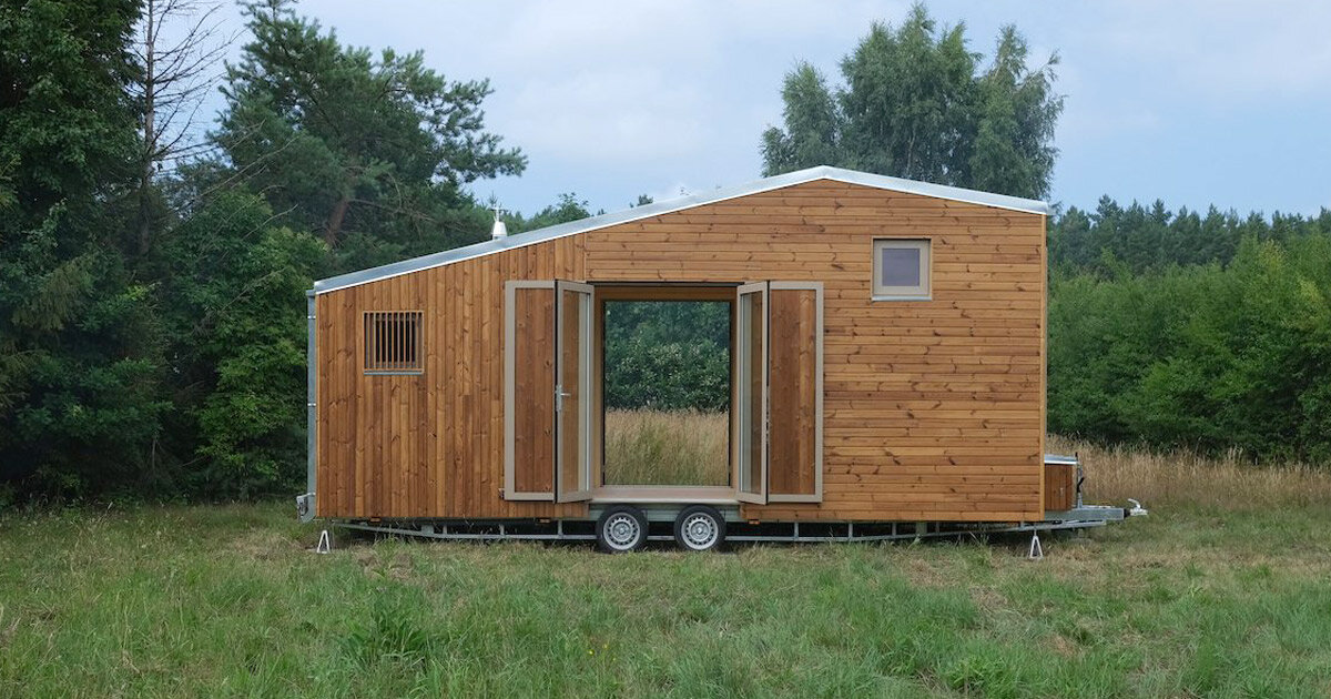 REDUKT's tiny house on wheels designed to bring nature into focus