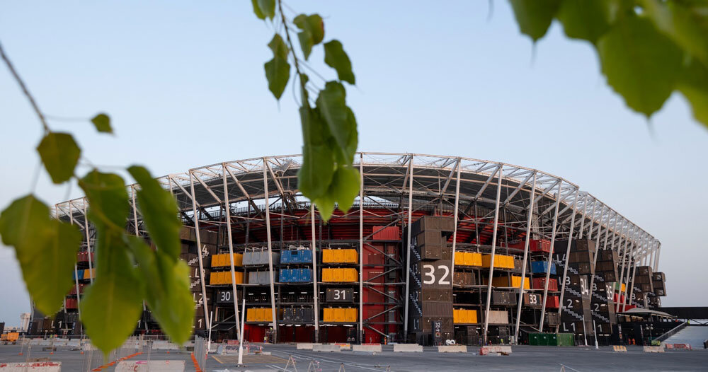CWorld cup idea #114: qatar sees completion of modular ‘stadium 974,’ built with reused shipping containers