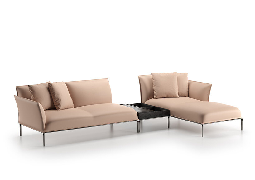 marcel wanders studio references an olive leaf in eufolia sofa for