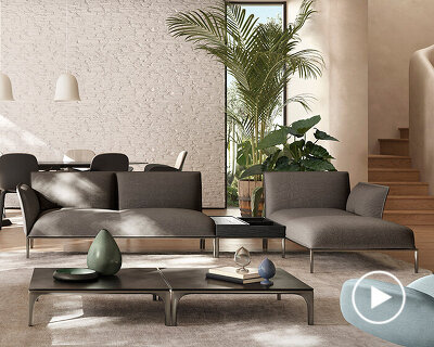 marcel wanders studio references an olive leaf in eufolia sofa for natuzzi italia