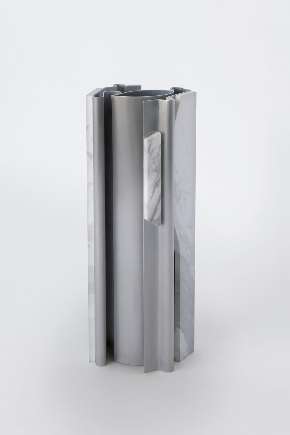 vase
, marble and aluminium, 2021