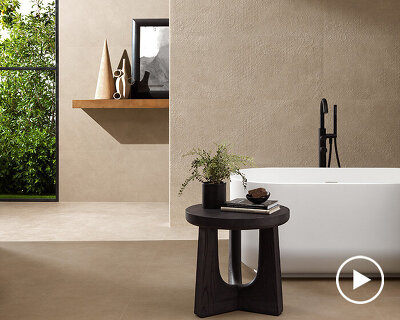 atlas concorde, partnered with matteo brioni, creates nature-inspired tile