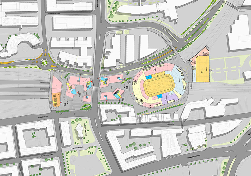 site plan at deck level
