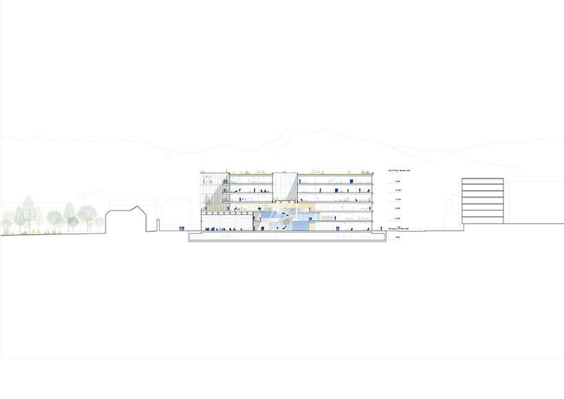 henning larsen designs alpine university campus in the heart of innsbruck