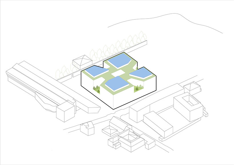 henning larsen designs alpine university campus in the heart of innsbruck