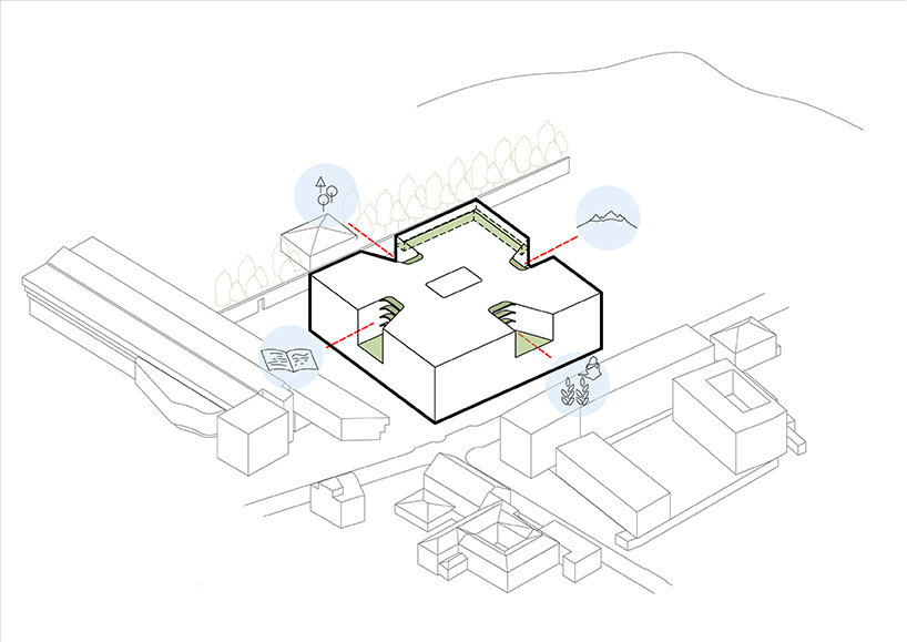 henning larsen designs alpine university campus in the heart of innsbruck