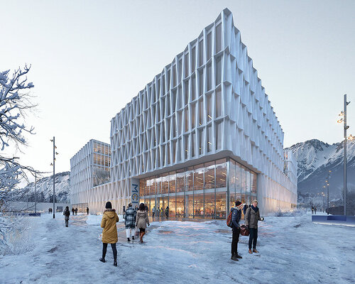 henning larsen designs alpine university campus in the heart of innsbruck