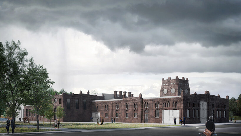 KWK promes converts slaughterhouse ruin into PLATO art gallery in the czech republic