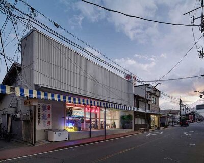 spicy architects + OFDA reactivate mount fuji city with a new café
