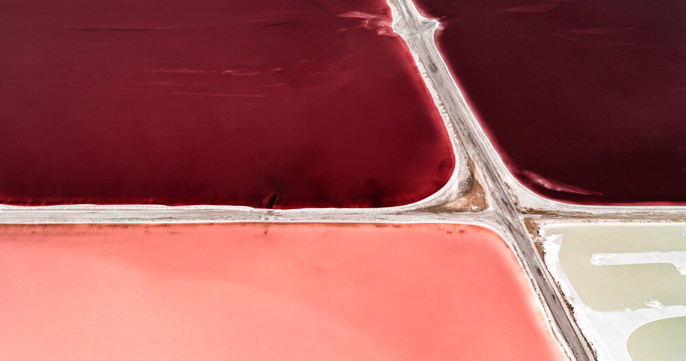 tom hegen creates uncanny fields with aerial images of utah’s salt lake