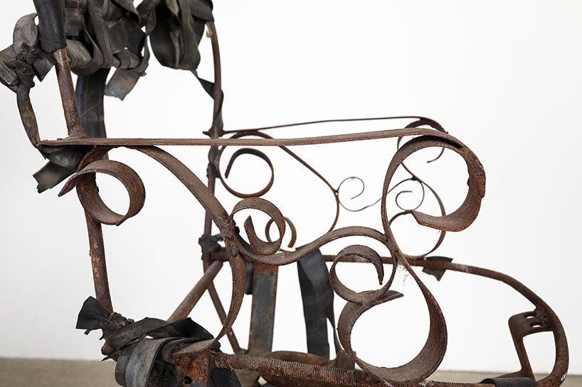 tom dixon, 1985, executive chair detail