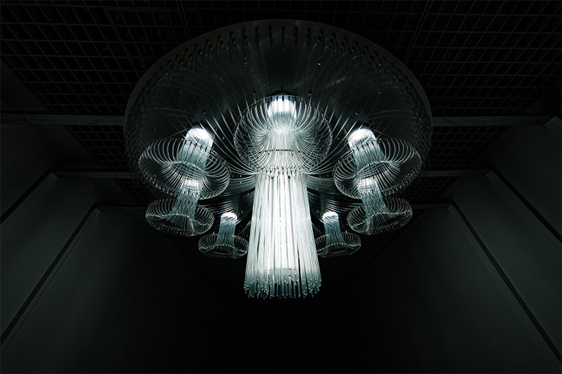 Chiayi Art Museum Presents Beneath The, Black And White Chandelier Curtains Taiwan