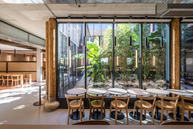 floor-to-ceiling windows bring in ample natural light