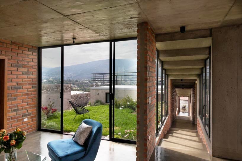 a staircase corridor