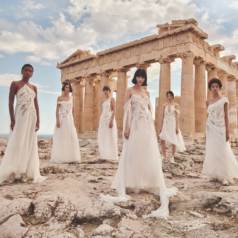 Chanel recreates Parthenon for cruise collection show in Paris