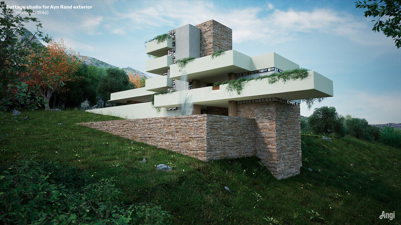 three frank lloyd wright unbuilt houses brought to life as digital reconstructions