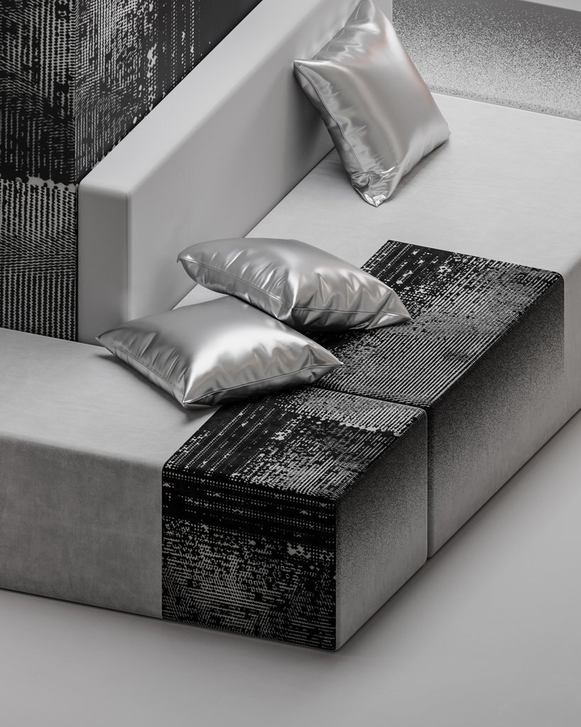 UR bureau's 'glitch apartment' pairs cool greys with bold accent colors - 7