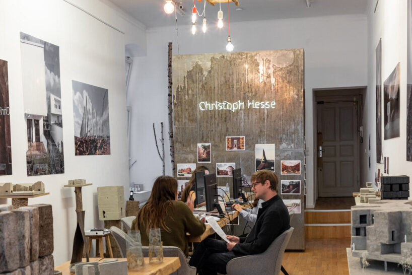 christoph hesse | full name of your company: christoph hesse architects | year you moved into the studio: 2018 (berlin), 2010 (korbach) | number of members of staff: 2018 (berlin), 2010 (korbach) | size (m2): 100 sqm (berlin), 250 sqm (korbach) | building's former use: workshop (berlin), train station (korbach)