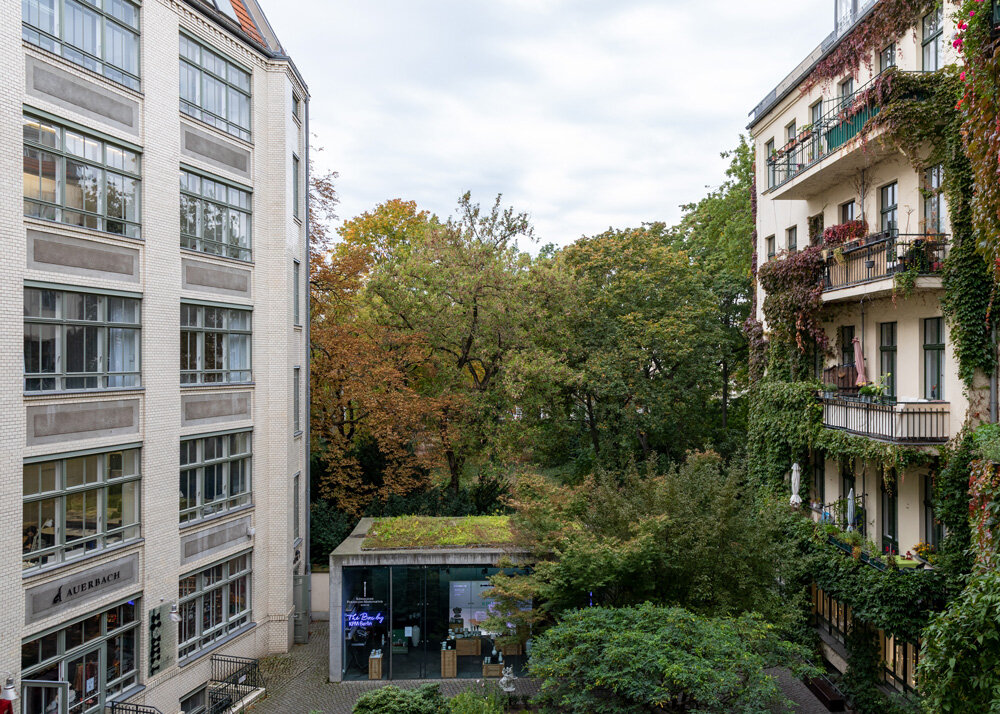 tchoban voss | full name of your company: tchoban voss architekten GmbH | year you moved into the studio: 1995 | number of members of staff: total: 180, of which in berlin: 80 | size (m2): 840 | building's former use: the hackesche höfe were built in 1906/07 according to plans by the architect and building contractor kurt berndt as germany's largest residential and commercial courtyard complex