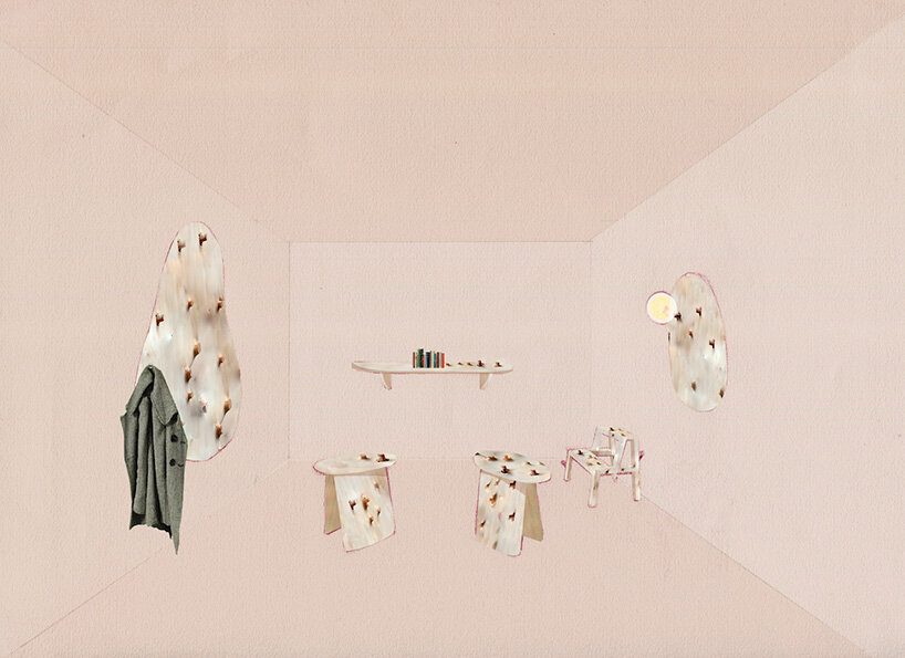 a sketch of the venue composition of the exhibition 