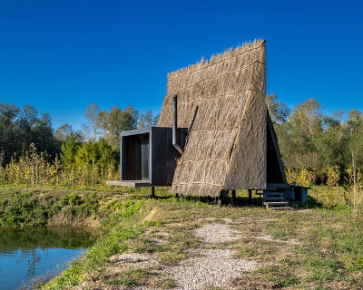 shaygan gostar reinvents the architecture of rural iran to create this 'wicker house'