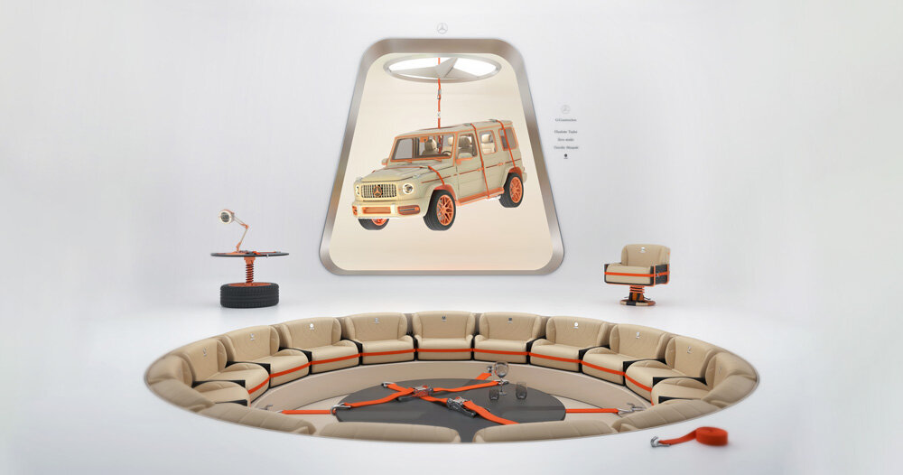 zyva studio, charlotte taylor interpret G-wagon as architectural